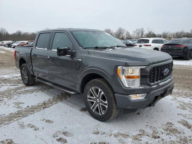 1FTEW1EPXMKD63979 - 2021 FORD F150 SUPERCREW GRAY photo 4