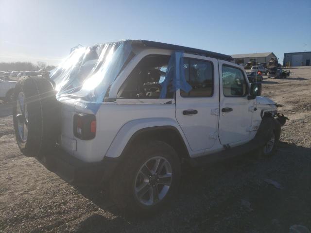 1C4HJXEGXMW586451 - 2021 JEEP WRANGLER U SAHARA WHITE photo 3