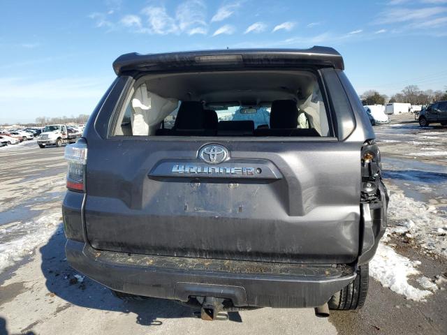 JTEZU5JRXG5129149 - 2016 TOYOTA 4RUNNER SR5 GRAY photo 6