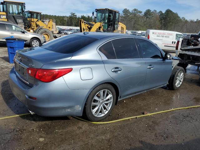 JN1BV7AR5EM697961 - 2014 INFINITI Q50 BASE GRAY photo 3