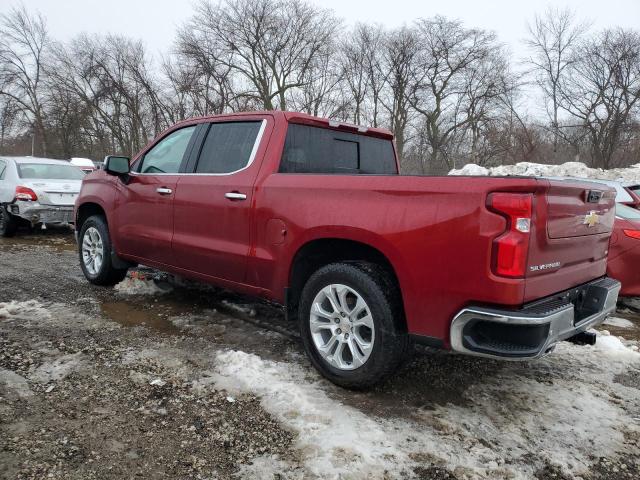 3GCUDGED8NG512103 - 2022 CHEVROLET SILVERADO K1500 LTZ RED photo 2