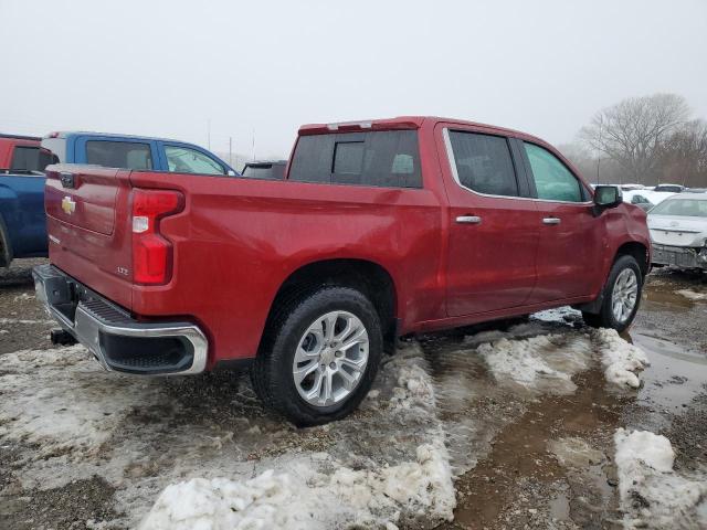 3GCUDGED8NG512103 - 2022 CHEVROLET SILVERADO K1500 LTZ RED photo 3