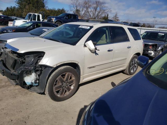 1GKKVTED4CJ387369 - 2012 GMC ACADIA DENALI WHITE photo 1