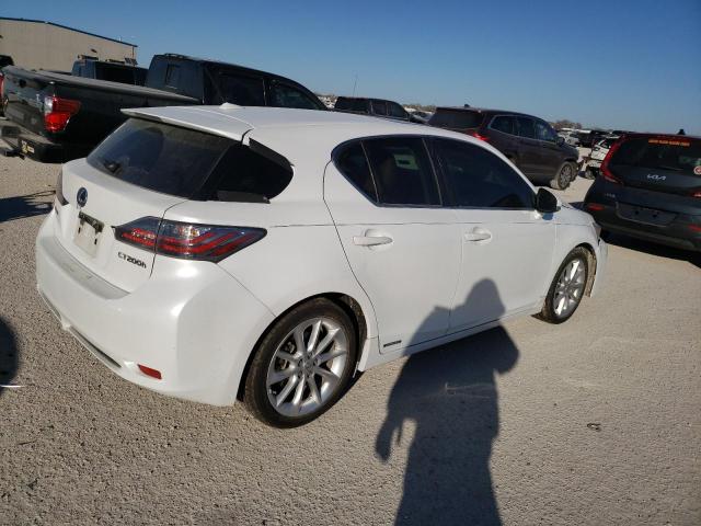 JTHKD5BH1B2041708 - 2011 LEXUS CT 200 WHITE photo 3