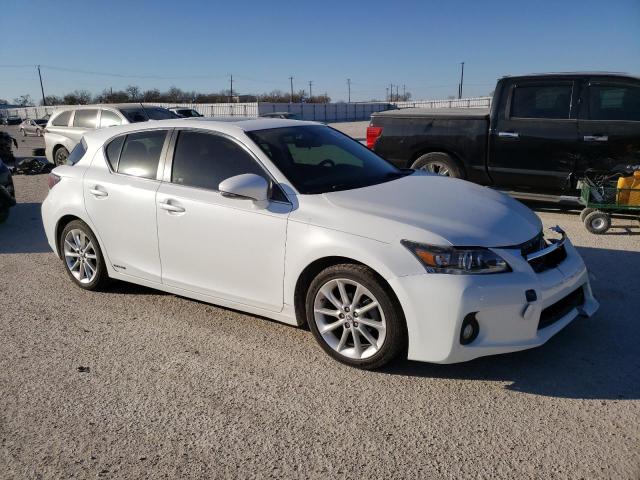 JTHKD5BH1B2041708 - 2011 LEXUS CT 200 WHITE photo 4