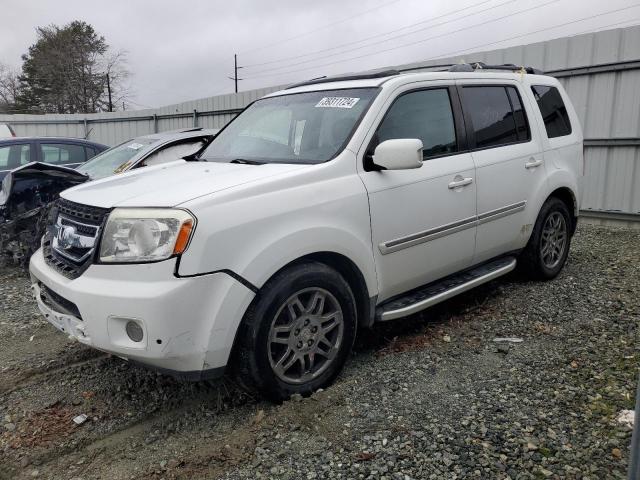 5FNYF489X9B055940 - 2009 HONDA PILOT TOURING WHITE photo 1