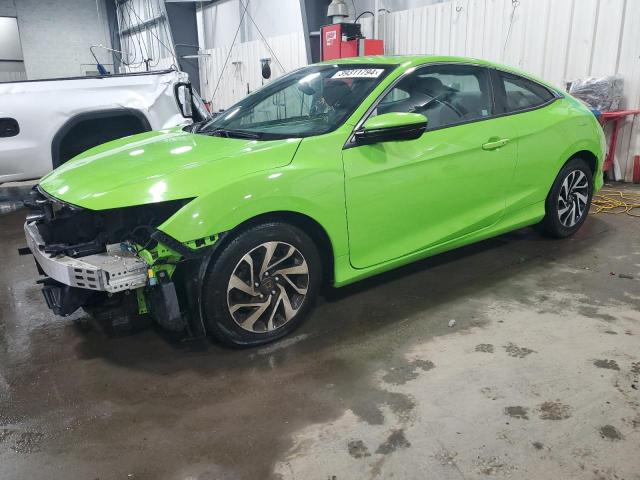 2HGFC4B09GH310502 - 2016 HONDA CIVIC LX GREEN photo 1