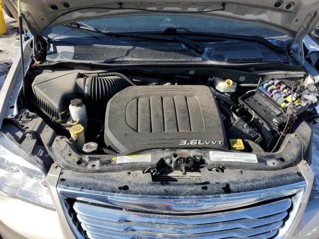 2C4RC1BG7CR255446 - 2012 CHRYSLER TOWN & COU TOURING კრემისფერი ფოტო 12