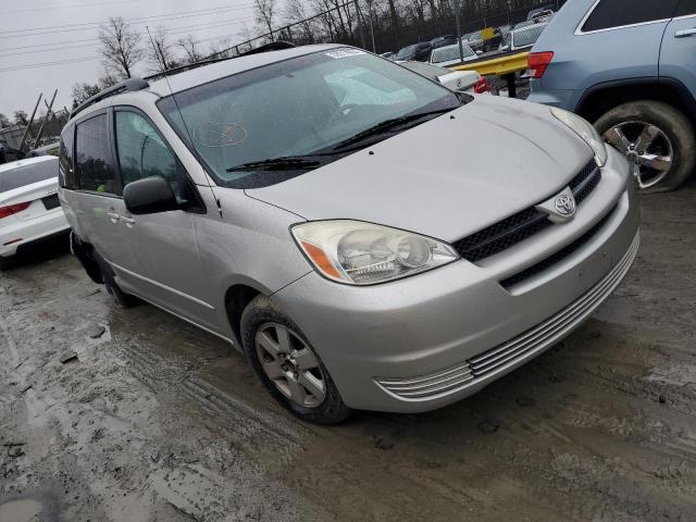 5TDZA23C25S372885 - 2005 TOYOTA SIENNA CE SILVER photo 4