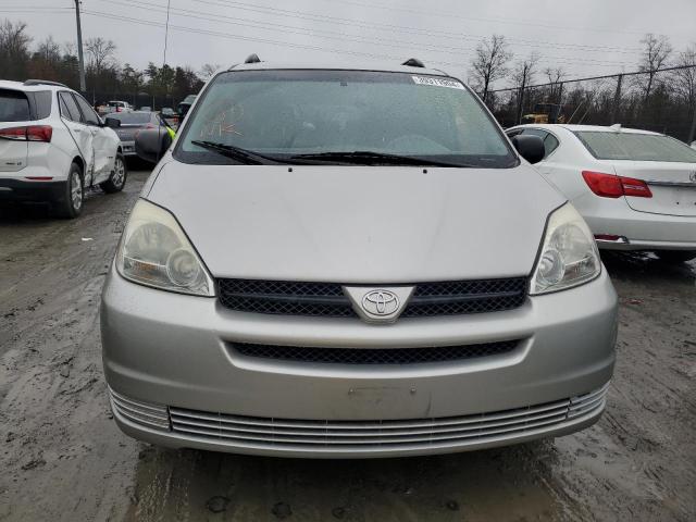 5TDZA23C25S372885 - 2005 TOYOTA SIENNA CE SILVER photo 5