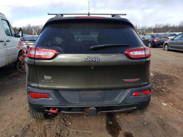1C4PJMBS4EW273500 - 2014 JEEP CHEROKEE TRAILHAWK 绿色 照片 6