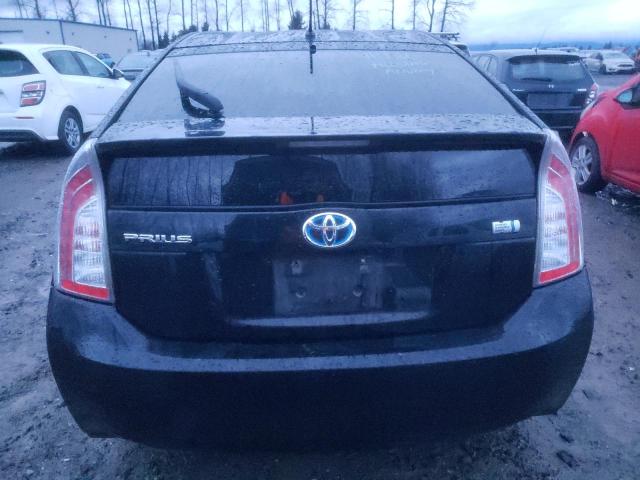 JTDKN3DU9D5609749 - 2013 TOYOTA PRIUS BLACK photo 6