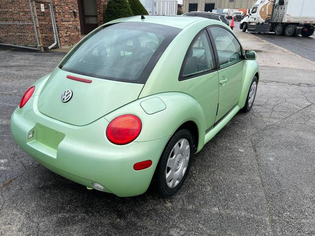 3VWBS21C61M418114 - 2001 VOLKSWAGEN NEW BEETLE GL 绿色 照片 4