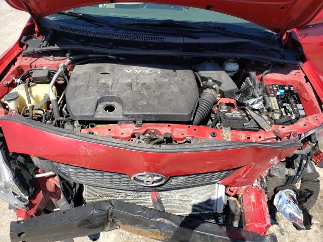 1NXBU4EE0AZ344281 - 2010 TOYOTA COROLLA BASE 红色 照片 7