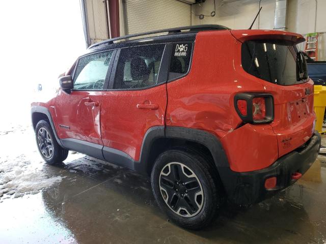 ZACCJBCB5HPE51577 - 2017 JEEP RENEGADE TRAILHAWK RED photo 2