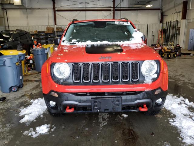 ZACCJBCB5HPE51577 - 2017 JEEP RENEGADE TRAILHAWK RED photo 5