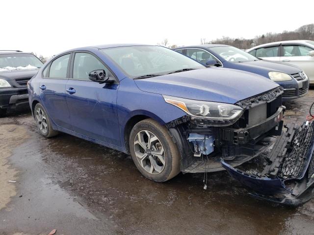 3KPF24AD1LE224791 - 2020 KIA FORTE FE BLUE photo 4