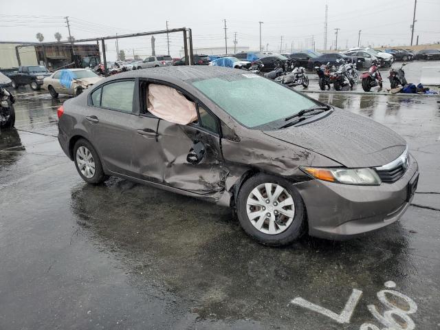 2HGFB2F55CH555174 - 2012 HONDA CIVIC LX BROWN photo 4