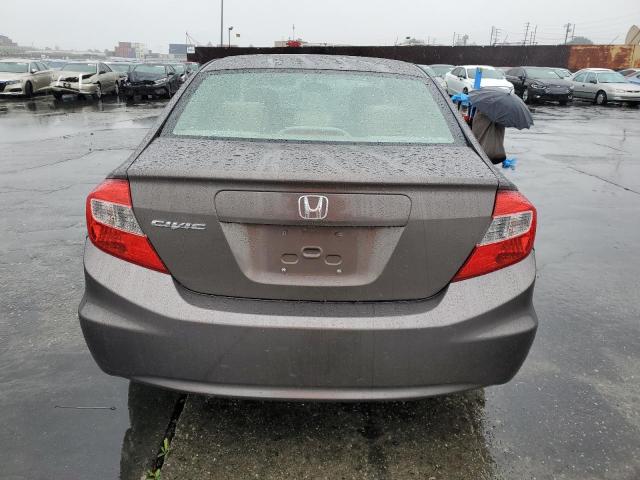 2HGFB2F55CH555174 - 2012 HONDA CIVIC LX BROWN photo 6