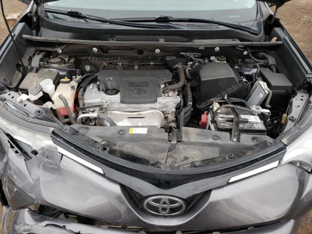 2T3WFREV0JW441352 - 2018 TOYOTA RAV4 ADVENTURE GRAY photo 11