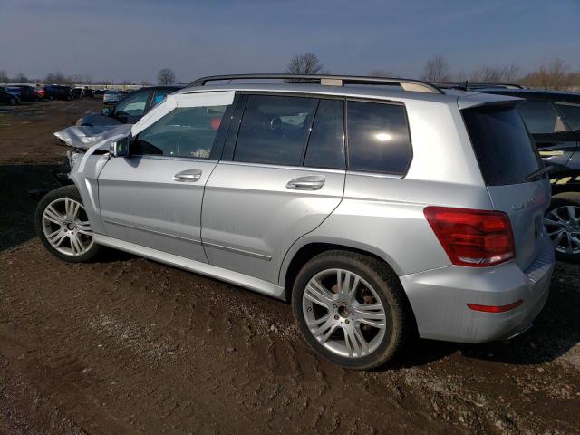 WDCGG8JB1EG222905 - 2014 MERCEDES-BENZ GLK 350 4MATIC SILVER photo 2