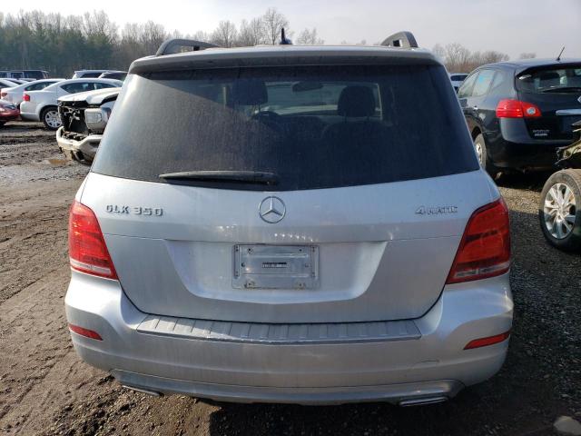 WDCGG8JB1EG222905 - 2014 MERCEDES-BENZ GLK 350 4MATIC SILVER photo 6