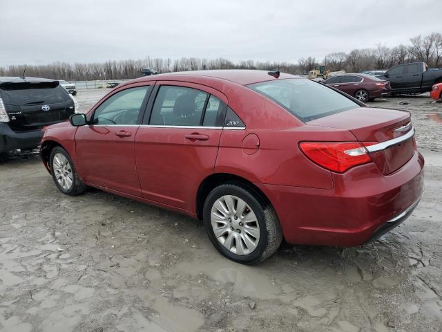 1C3CCBAB0EN237067 - 2014 CHRYSLER 200 LX BURGUNDY photo 2