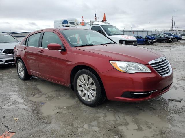 1C3CCBAB0EN237067 - 2014 CHRYSLER 200 LX BURGUNDY photo 4