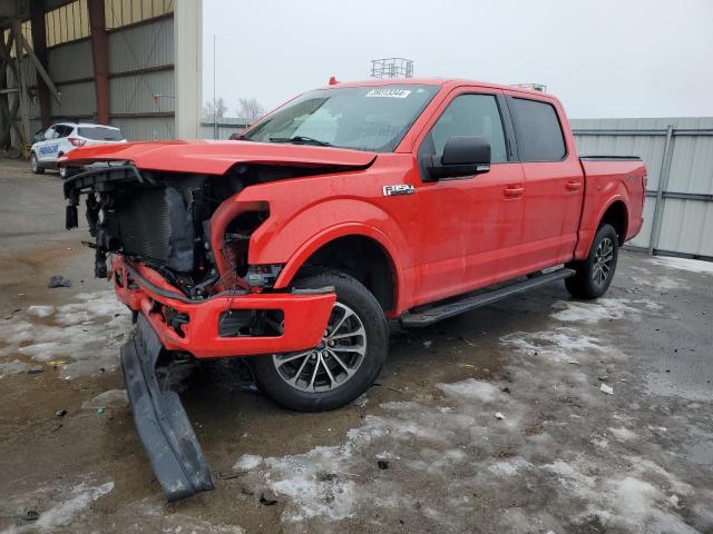 1FTEW1EPXJFE45439 - 2018 FORD F150 SUPERCREW RED photo 1