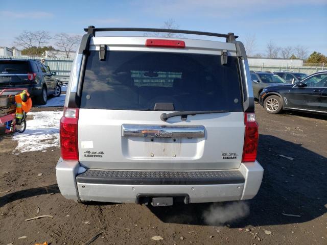 1J8HG58286C363809 - 2006 JEEP COMMANDER LIMITED GRAY photo 6