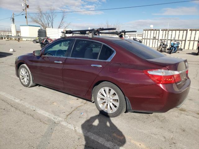 1HGCR2F81DA179484 - 2013 HONDA ACCORD EXL BURGUNDY photo 2