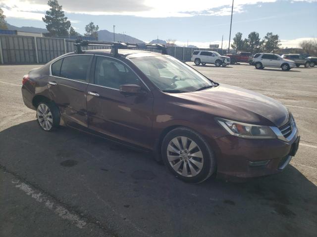 1HGCR2F81DA179484 - 2013 HONDA ACCORD EXL BURGUNDY photo 4