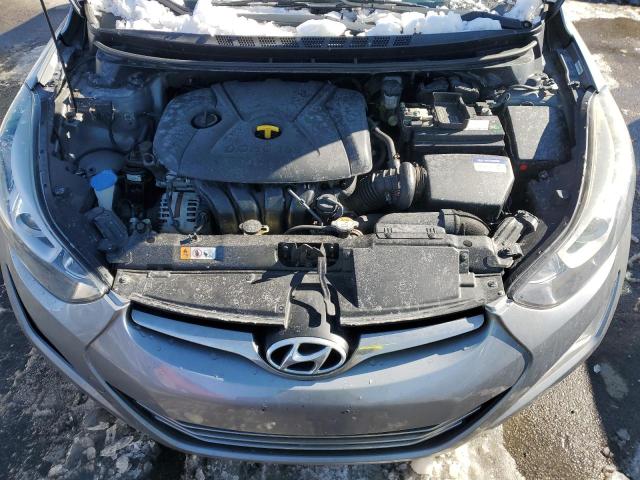 KMHDH4AE8FU381671 - 2015 HYUNDAI ELANTRA SE GRAY photo 11