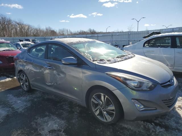 KMHDH4AE8FU381671 - 2015 HYUNDAI ELANTRA SE GRAY photo 4