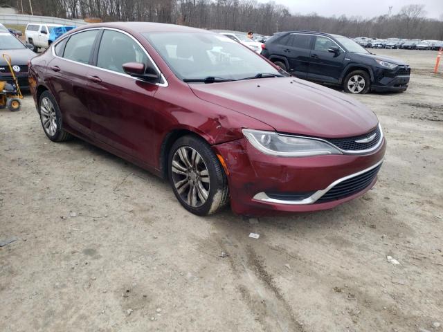 1C3CCCAB3FN635557 - 2015 CHRYSLER 200 LIMITED RED photo 4