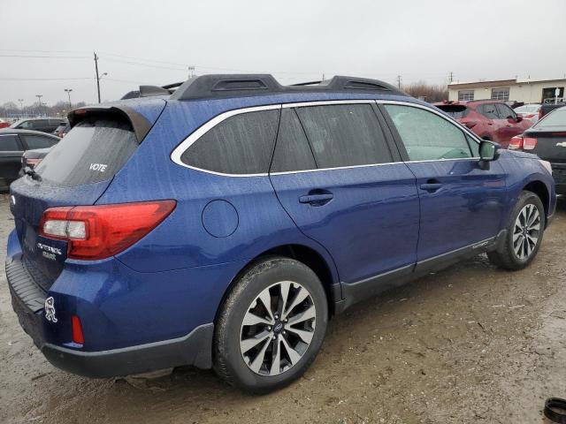 4S4BSANC2H3333981 - 2017 SUBARU OUTBACK 2.5I LIMITED BLUE photo 3