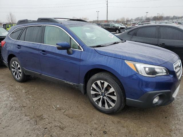 4S4BSANC2H3333981 - 2017 SUBARU OUTBACK 2.5I LIMITED BLUE photo 4