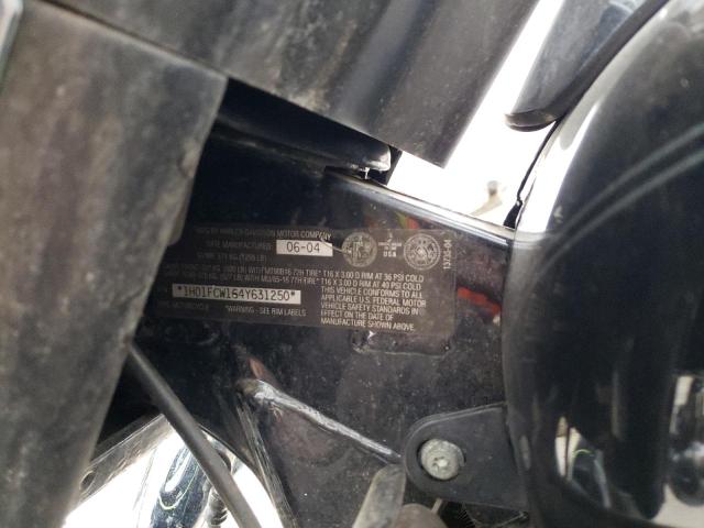 1HD1FCW164Y631250 - 2004 HARLEY-DAVIDSON FLHTCUI 黑色 照片 10