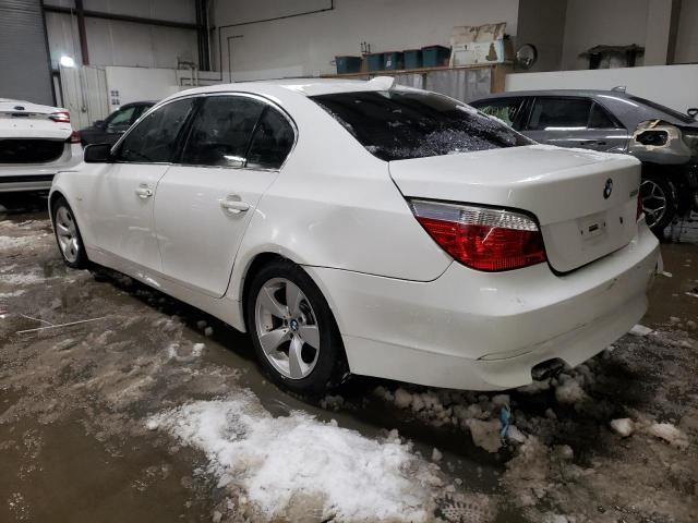 WBANE73547CM51445 - 2007 BMW 530 I WHITE photo 2