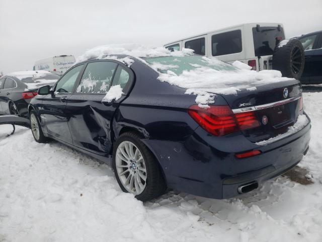 WBAYF4C57FD282295 - 2015 BMW 740 LXI BLUE photo 2