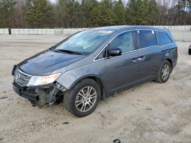 5FNRL5H67DB064550 - 2013 HONDA ODYSSEY EXL GRAY photo 1