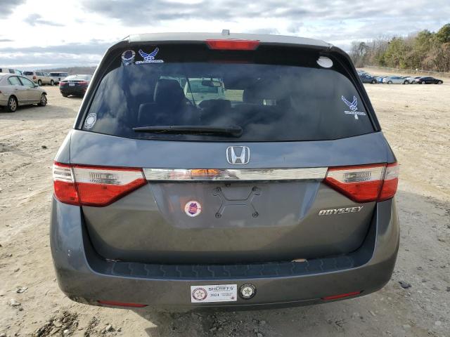 5FNRL5H67DB064550 - 2013 HONDA ODYSSEY EXL GRAY photo 6