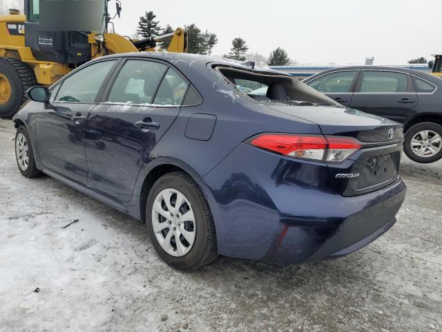 5YFEPMAE9MP166791 - 2021 TOYOTA COROLLA LE BLUE photo 2