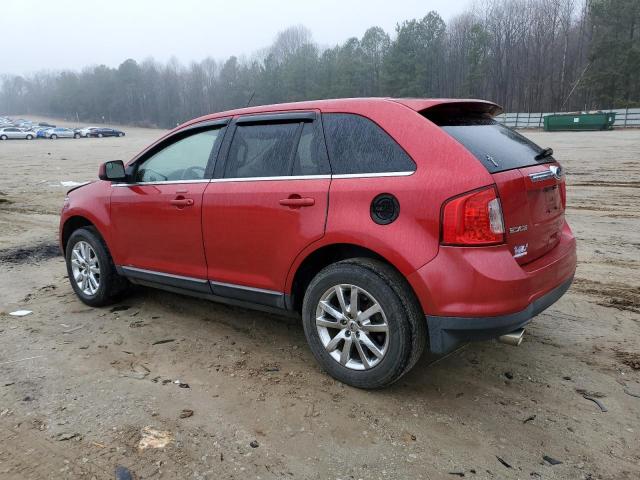 2FMDK3KC0BBA43450 - 2011 FORD EDGE LIMITED RED photo 2