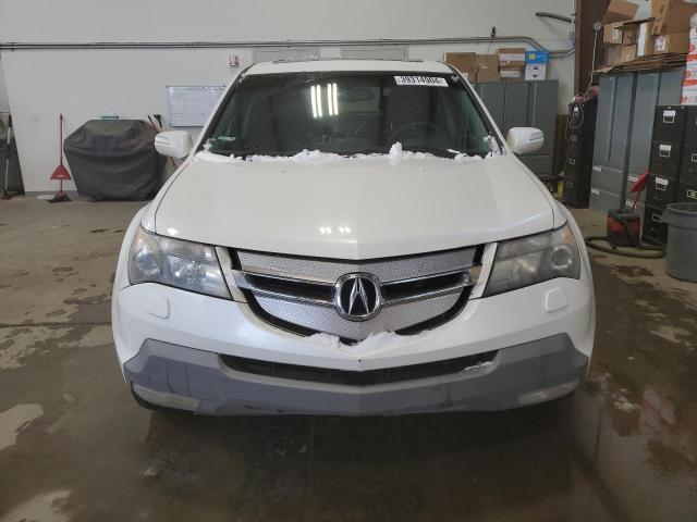 2HNYD28538H005486 - 2008 ACURA MDX SPORT WHITE photo 5