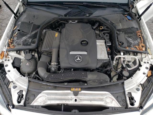 55SWF4JB0JU262876 - 2018 MERCEDES-BENZ C 300 WHITE photo 11