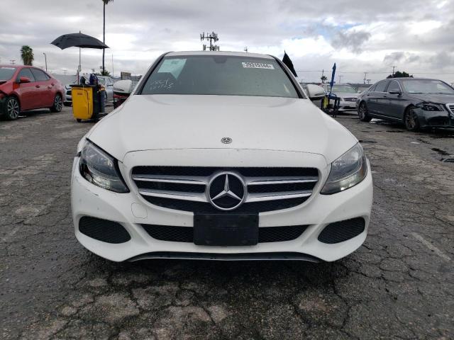 55SWF4JB0JU262876 - 2018 MERCEDES-BENZ C 300 WHITE photo 5