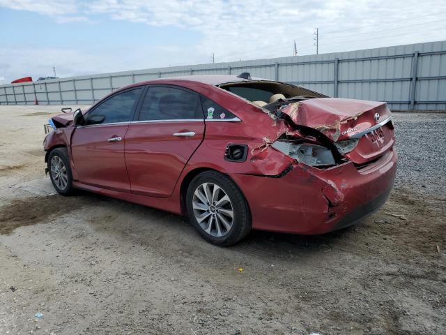 5NPEC4AC3EH926321 - 2014 HYUNDAI SONATA SE RED photo 2