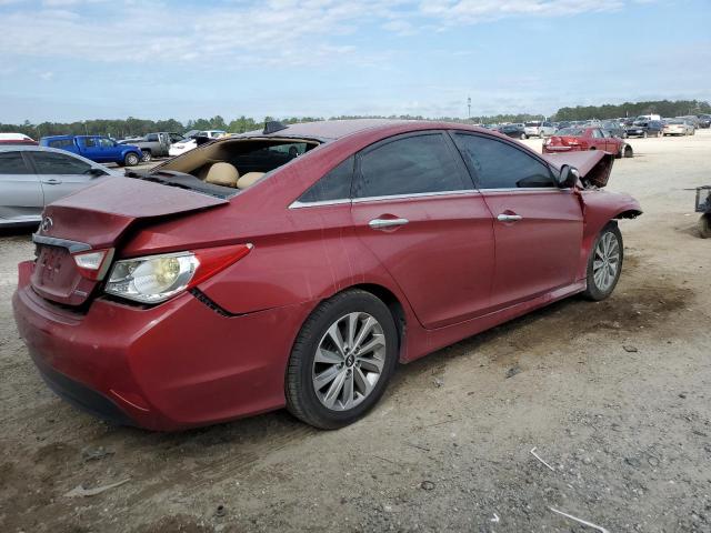 5NPEC4AC3EH926321 - 2014 HYUNDAI SONATA SE RED photo 3