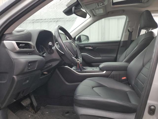 5TDGZRAH0LS507849 - 2020 TOYOTA HIGHLANDER XLE SILVER photo 7